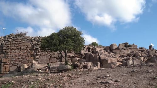 The Ruins of the Temple of Athena in the Ancient City of Assos