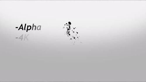 Dynamic Black Ink Fluid Reveal Transition