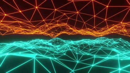 Dancing Of The DNA Neon Equalizer Vj Loop 4K