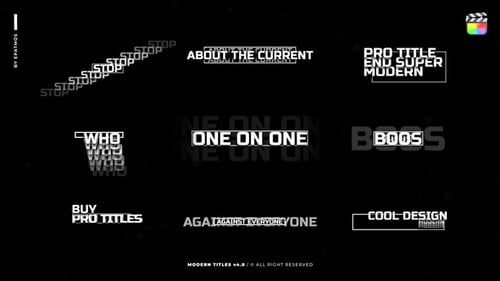 Modern Glitch Titles: Dynamic Text Animations for Videos