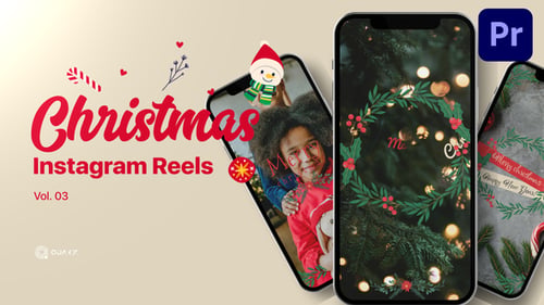 Christmas Reels for Premiere Pro Vol. 03