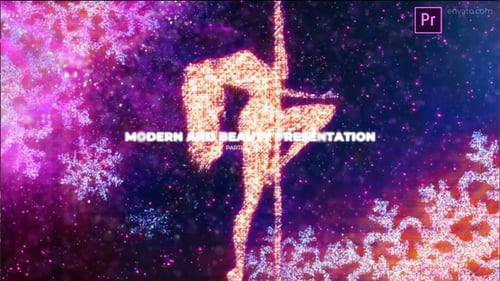 Sparkling Christmas Particle Titles Opener