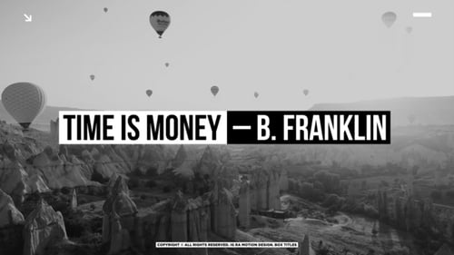 Dynamic Glitch Box Titles and Kinetic Typography Text Reveals