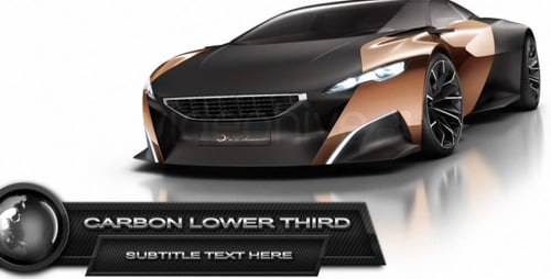 Carbon Lower Third