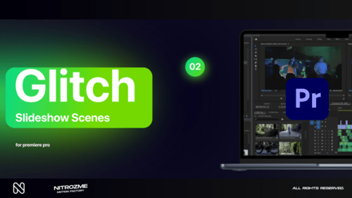 Glitch Slideshow Scenes Vol. 02 for Premiere Pro