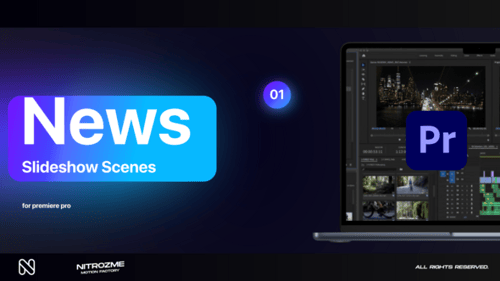 News Slideshow Scenes Vol. 01 for Premiere Pro