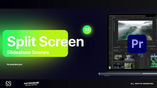 Split Screen Slideshow Scenes Vol. 01 for Premiere Pro