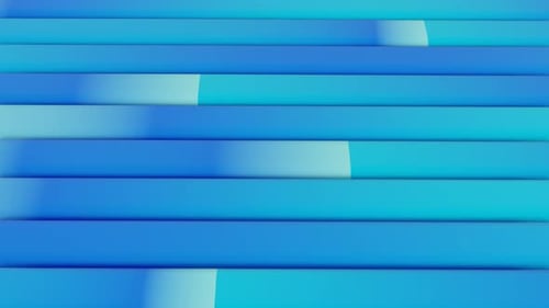 Animated Abstract Blue Horizontal Bars Background