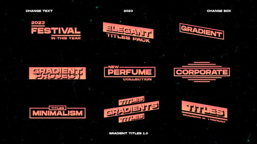 Gradient Titles | Premiere Pro (MOGRT)