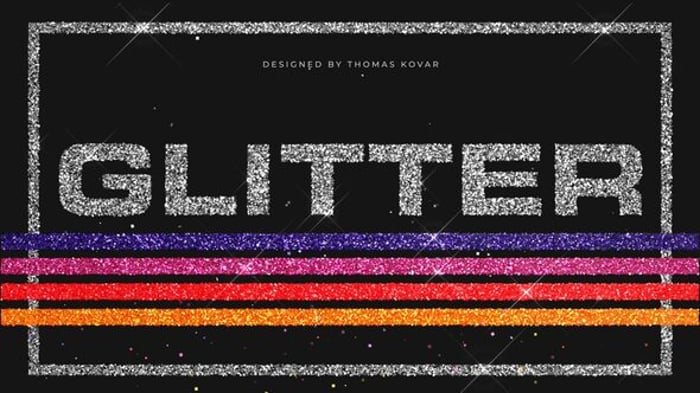 Glitter Video Templates for After Effects Logo Reveals & Openers Envato