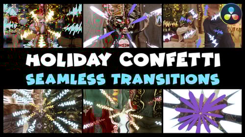 Transiciones perfectas para el confeti navideño | DaVinci Resolve
