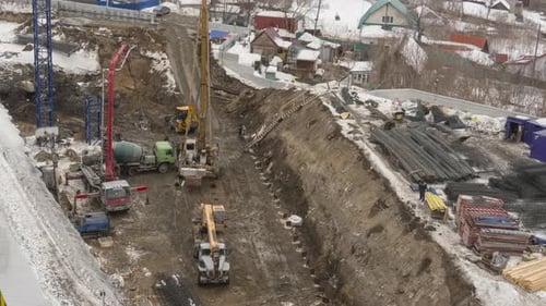 Construction of an Apartment Block
