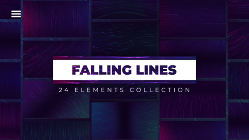 24 Falling Lines Backgrounds | Premiere Pro, Elements ft. lines & lines ...