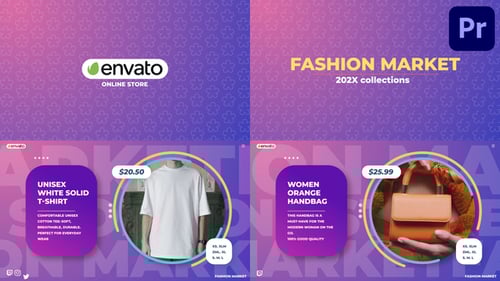 Fashion Market for Premiere Pro