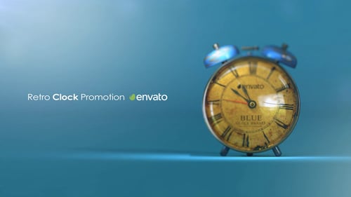 Logotipo de reloj realista