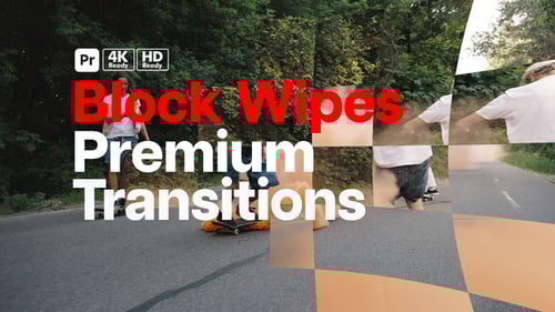 Premium Transitions Block Wipes for Premiere Pro