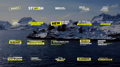 Simple Titles Pack | MOGRT