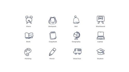 Education - Outline Icons
