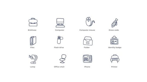 Office - Outline Icons