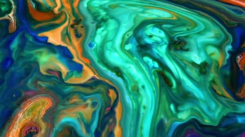 Swirling Liquid Abstract Colors
