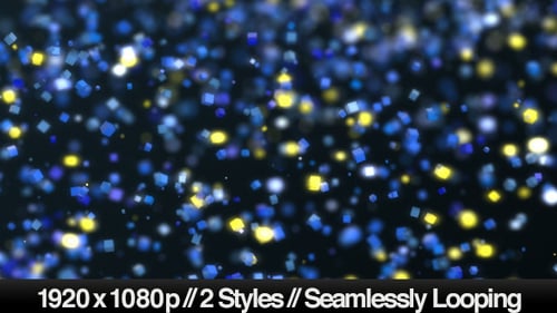 Dynamic Shimmering Particle Background Loop Animation