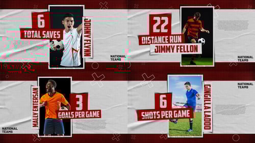 Cartão de pontuação do jogador esportivo