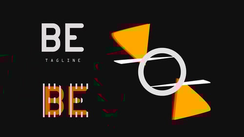 Dynamic Geometric Abstract Logo Reveal Animation