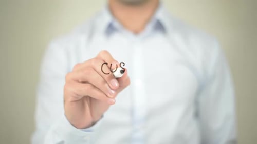 Writing Customer Experience on Clear Surface with Marker