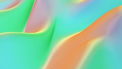 Colorful Fluid Waves Abstract Background Animation