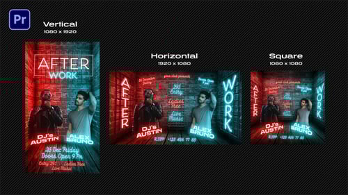 Dynamic Neon Nightclub Promo for Social Media Stories