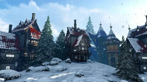 Snowfall In The Fairy Town