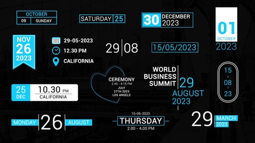 Time & Date Titles 2.0
