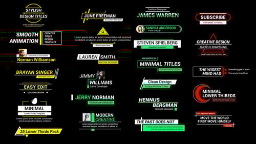 Paquete de 25 Tercios inferiores