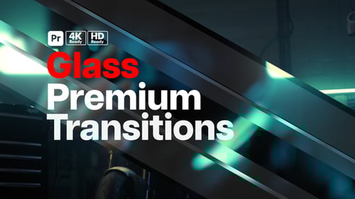 Premium Transitions Glass for Premiere Pro