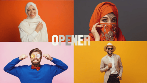 Smooth Dynamic Slideshow | Multiscreen Opener | Split Screen