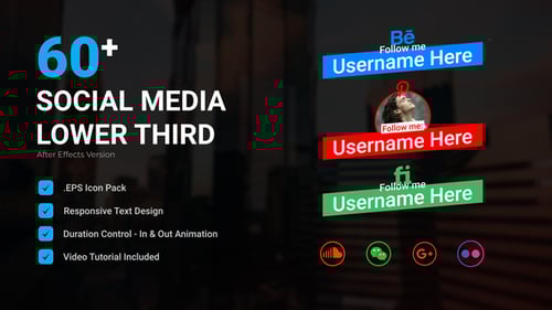 Social Media Lower Third V2