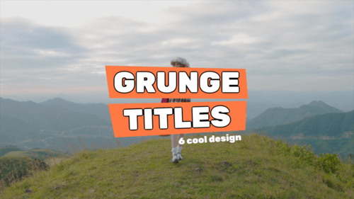Dynamic Box Titles with Bold Grunge Typography