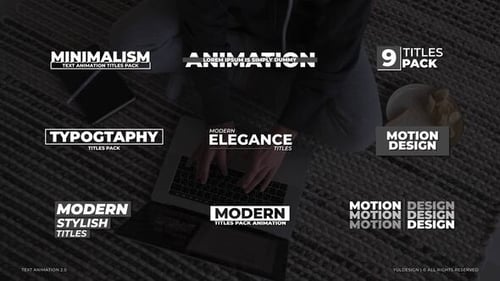 Animation de texte 2.0 | MOGRT