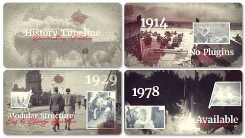 History Timeline Documentary Slideshow