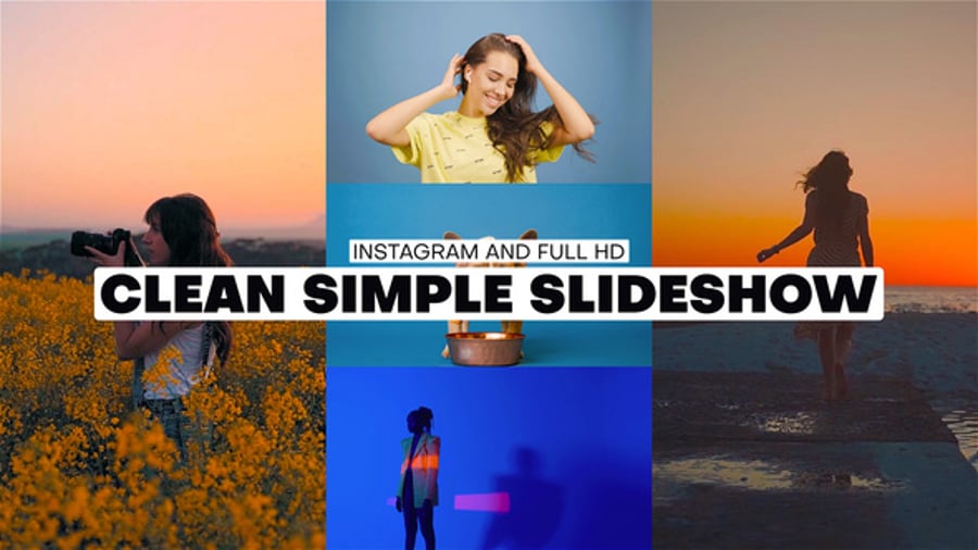 Clean Simple Slideshow, Openers ft. cinematic & display - Envato