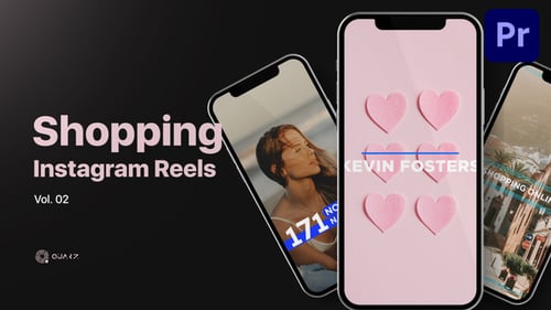 Shopping Instagram Reels for Premiere Pro Vol. 02