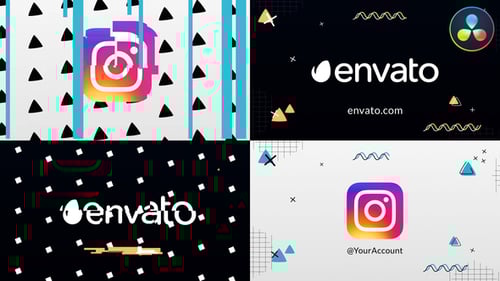 Abstract Logo Reveal for DaVinci Resolve