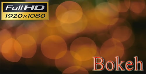 Abstract Bokeh Lights on a Dark Background
