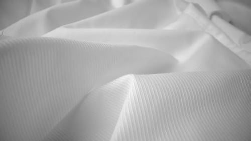 Shiny Flowing Cloth Texture Dolly Shot in Close Up View Macro Shot