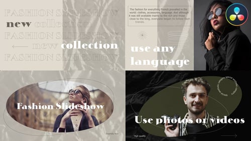 Fashion Slideshow | DaVinci Resolve