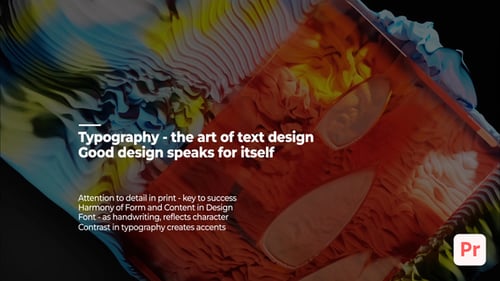 Kinetic Typographics | Pr Modern Titles