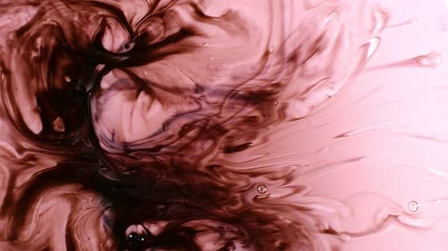 Abstract Ink Drops And Spread 3