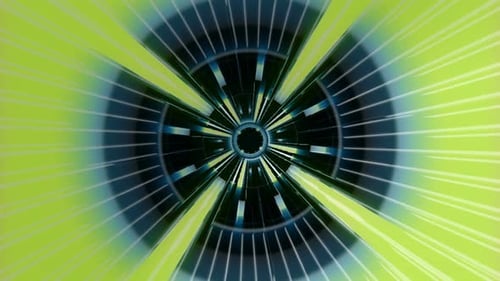 Modern Light Streaks Green 01