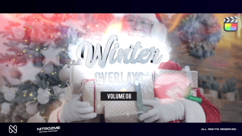 Winter-Overlays Band 08 für Final Cut Pro X