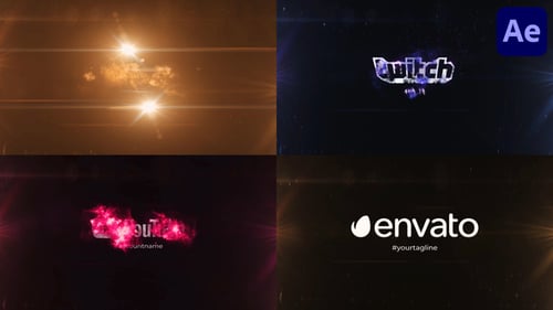 Fire Ring Particle Logo for After Effects